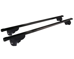 Subaru XV 2 barres de toit Acier avec fixations sur barres longitudinales