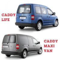 Bâche Voiture Extérieur pour Volkswagen Caddy Life/Caddy Maxi, Bache  Voiture Exterieur personnalisée,Respirante Bache Voiture Complète, avec  Fermeture