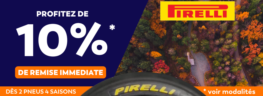 promotion pneus pirelli