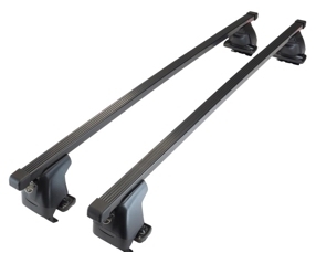 Audi A4 2 Steel roof bars with clamp around the bodywork