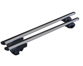 Nissan X-TRAIL  2 Aluminium Aero roof bars for roof rails