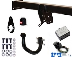 Bailey Approach AUTOGRAPH 625 Fixed swan neck Towbar incl. 7 pin universal wiring kit