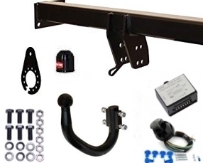 Bailey Approach COMPACT 540 Fixed swan neck Towbar incl. 7 pin universal wiring kit