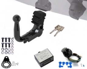 Ford KUGA Vertical detachable Towbar incl. 7 pin universal wiring kit