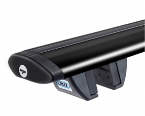 Hyundai SANTA FE Black Aluminium Aero roof bars