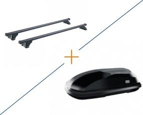 Citroën C4 GRAND PICASSO  Kit roof bars inlcuding 340 L roof box