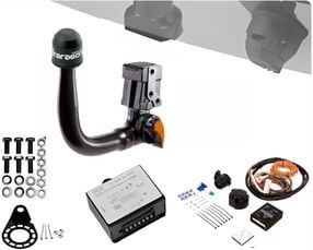 DS Automobiles DS7 CROSSBACK Vertical detachable Towbar incl. 7 pin universal multiplex wiring kit