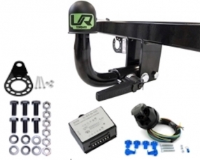 Toyota C-HR HYBRID Horizontal detachable Towbar incl. 7 pin universal wiring kit