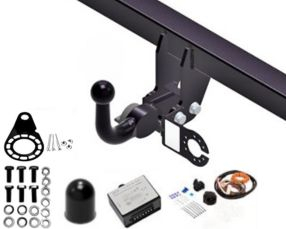 Jeep COMPASS Horizontal detachable Towbar incl. 7 pin universal wiring kit