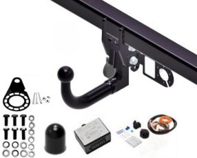 Jeep COMPASS Vertical detachable Towbar incl. 7 pin universal multiplex wiring kit