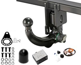 Subaru FORESTER  Vertical detachable Towbar incl. 7 pin universal multiplex wiring kit