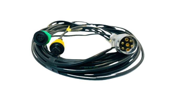 Towbar wiring kit with easy connection