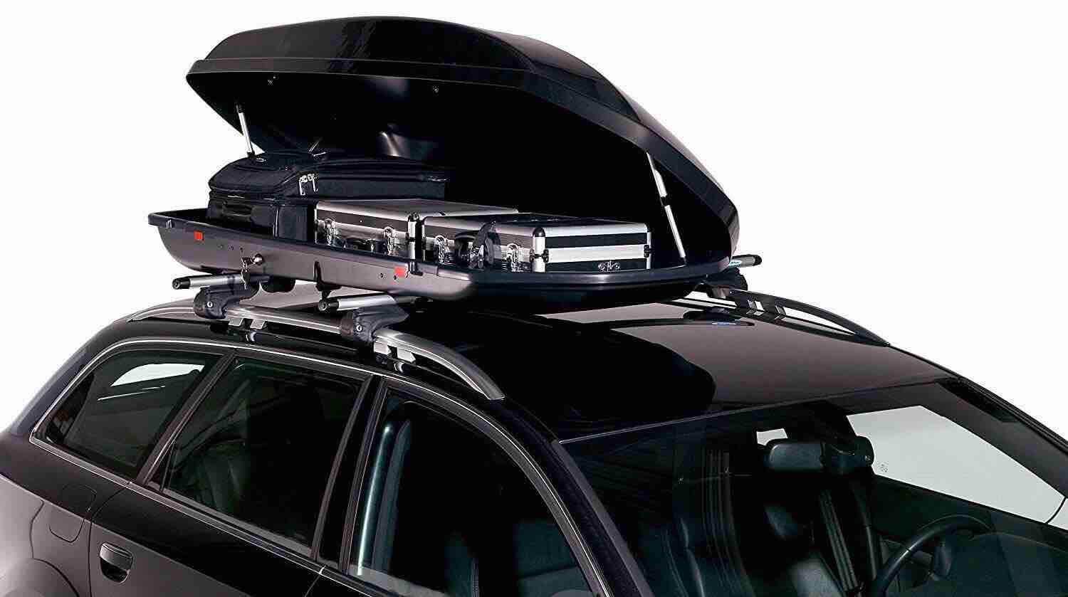 Pack Coffre de toit + barres alu pour Audi A3 Sportback 2012 à 2020