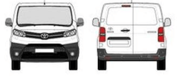 galerie utilitaire toyota proace verso l2h1