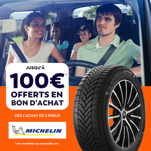 Promotion sur les pneus Michelin - Carpratik